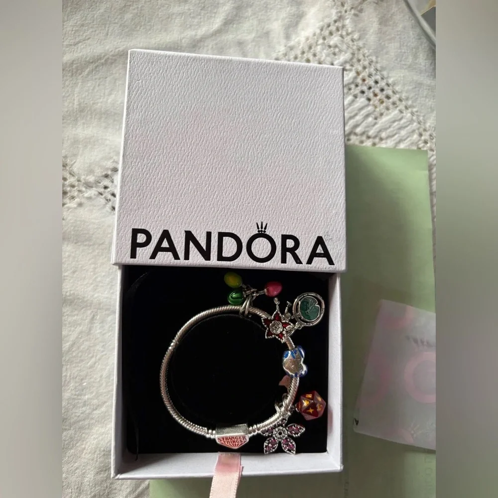 17cm Pandora All Logo x Stranger Things Bracelet Only New